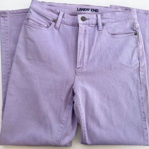 Lands End High Rise Slim ankle jean -size 10